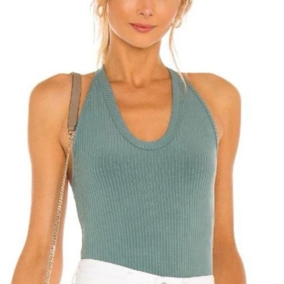 Intimately by Free People Speed Dial Scoop Neck Sleeveless Ribbed Bodysuit - Picture 1 of 5